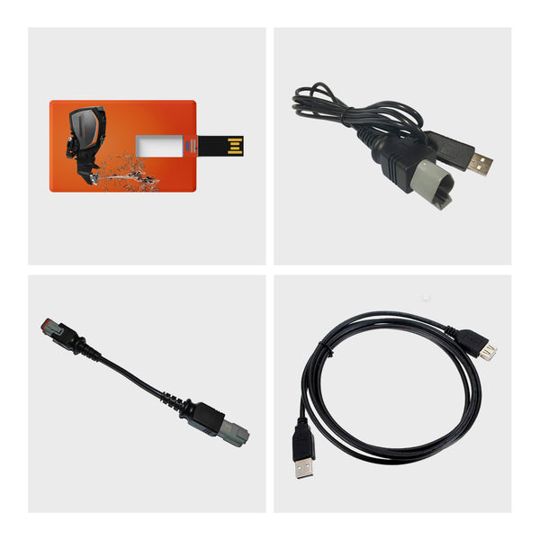 Diagnostic USB Cable tool KIT for Evinrude ETEC and FICHT outboard engines with Bootstrap Cable