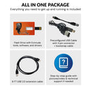 Diagnostic USB Cable tool KIT for Evinrude ETEC and FICHT outboard engines with Bootstrap Cable