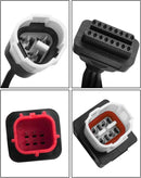 OBD2 Scanner Code Reader with Adapter Cable for Yamaha FI Motorcycle