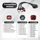 OBD2 Scanner Code Reader with Adapter Cable for Yamaha FI Motorcycle