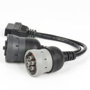 6 Pin J1708 + 9 Pin J1939 to 16 Pin OBD2 OBD-II Adapter Cable Heavy Duty Truck - OBD247