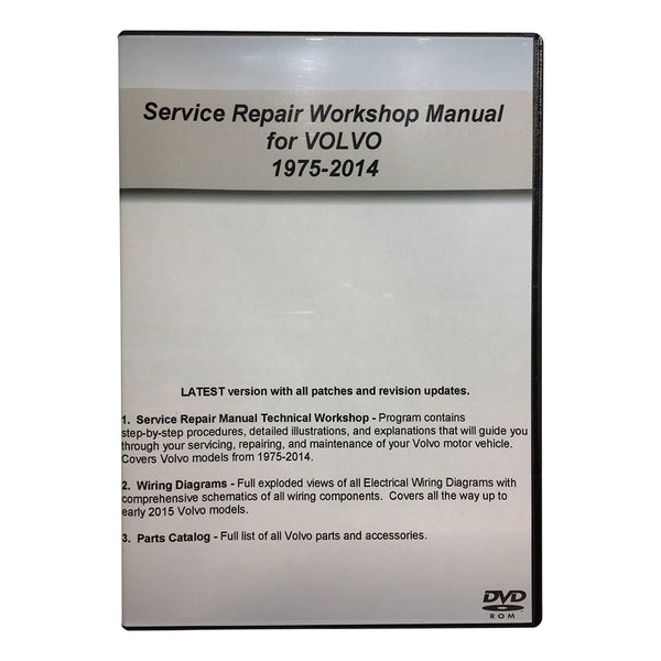 VOLVO - VIDA VADIS Service Shop Repair Manual Parts Catalog Wiring Diagrams DVD