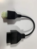 Diagnostic 4 Pin OBD2 Cable Harness Adapter for Honda CBR 1000R, CBR 600R, VFR 800 etc - OBD247