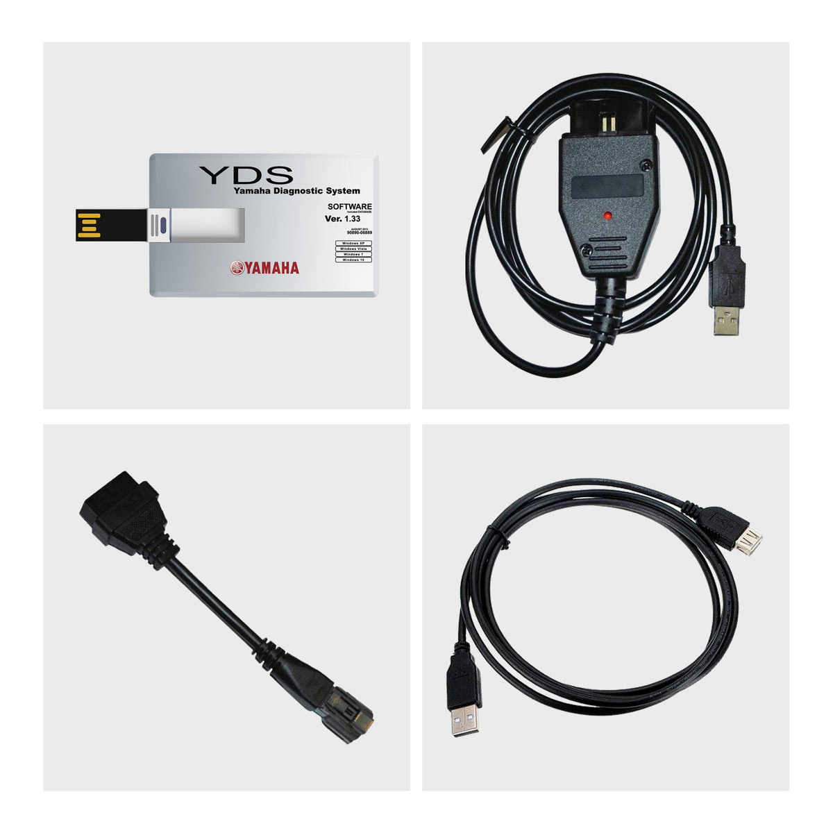 Diagnostic USB Cable Scan Tool Adapter Kit for Yamaha YDS Boat Marine